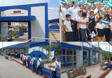 nuevo centro escolar, chinandega, el viejo, gobierno de nicaragua, nicaragua