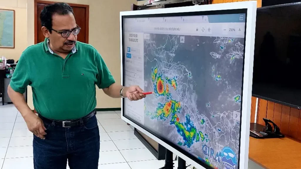 lluvia, INETER, tromenta tropical, Pilar, abundante, monitorea, trayectoria,