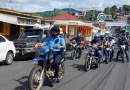 caravana, motorizados, Matagalpa, transito, Policia, promover, concientizar, seguridad vial,