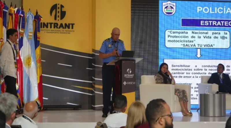 policia de nicaragua, asamblea, iberoamericana, seguridad vial, republica dominicana