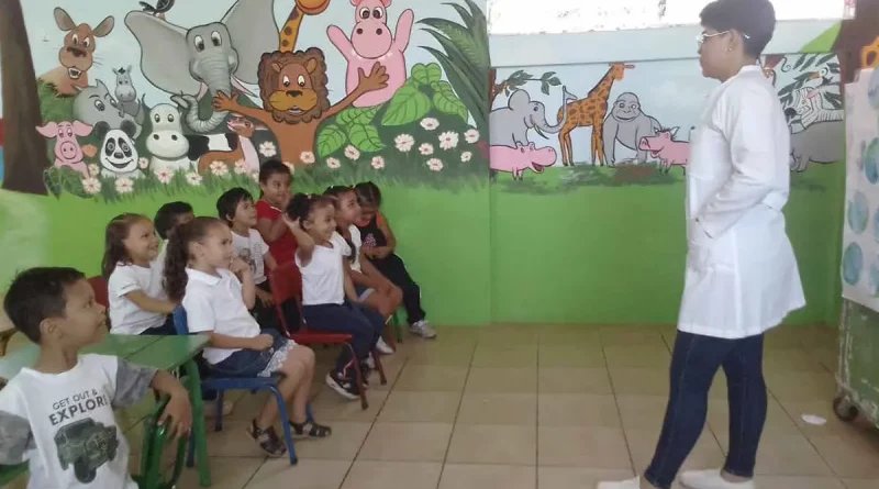 plan saludable, Managua, Nicaragua, niños, estudiantes,