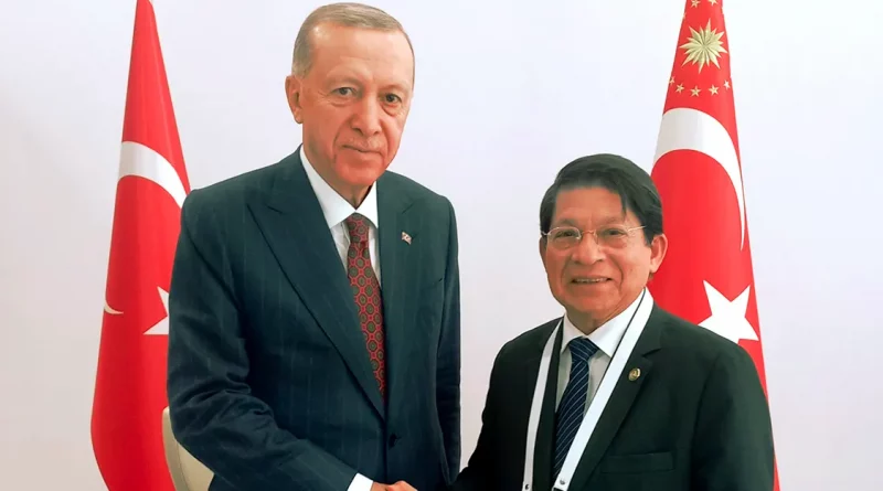 delegacion de nicaragua, erdogan, denis moncada, Turkiye, turkia