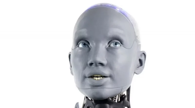 Robot humanoide, Ameca, robot, inteligencia artificial, video,