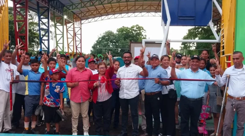 alcaldia, chinandega, moderna cancha, deportiva