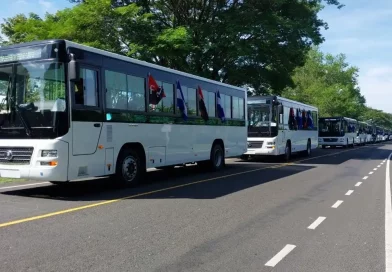 buses chinos, china, transporte publico, ciudad sandino, managua,