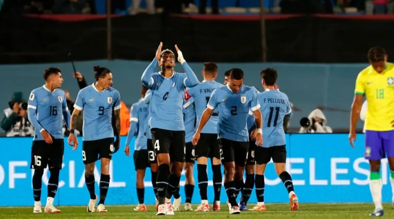 uruguay, brasil, futbol. eliminatorias