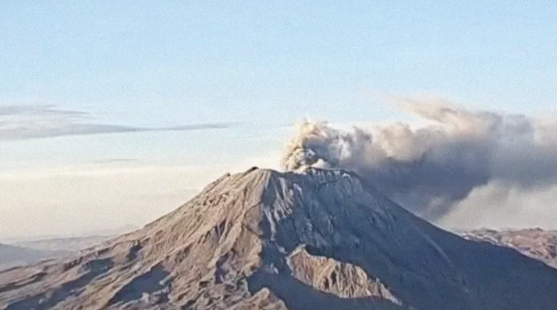 peru, volcan, altura, cenizas