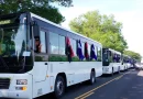 Buses, China, nicaragua, puerto Corinto, transporte público,