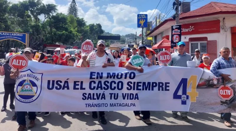 carnaval educativo, matagalpa, calles seguras, salva tu vida, nicaragua