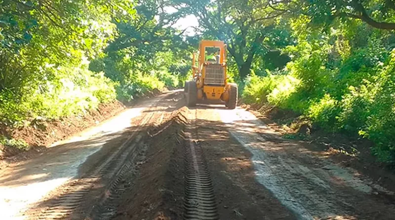 ejercito de nicaragua, diriamba, alcaldia de diriamba, caminos, reparacion, nivelacion,