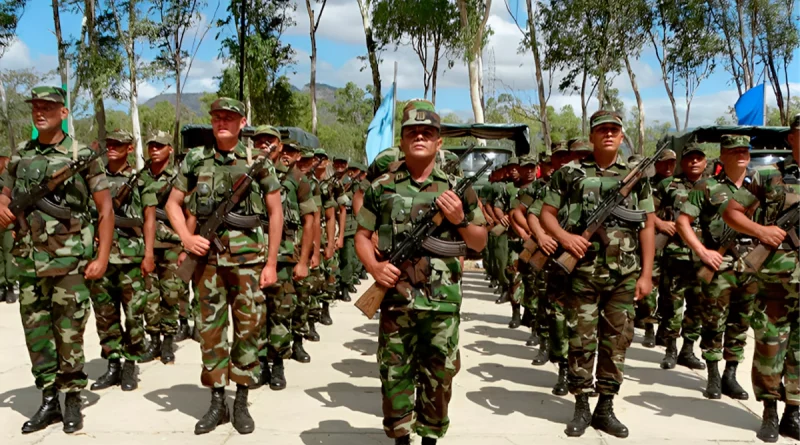 ejercito de nicaragua, siuna, nicaragua