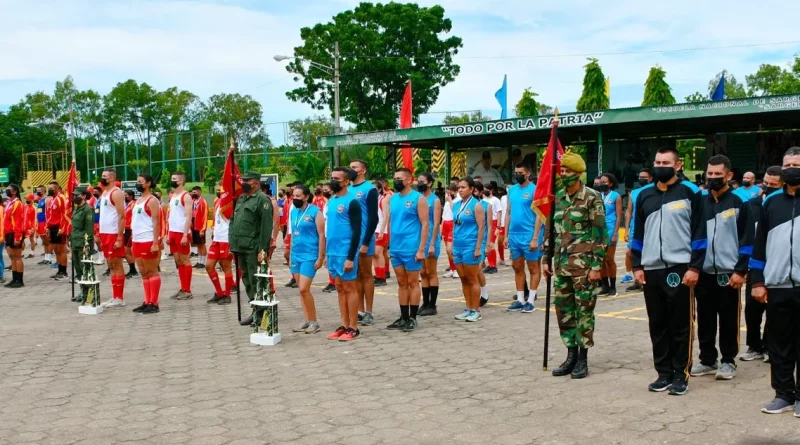 nicaragua, ejercito de nicargua, ceremonia de clausura, campeonato, nicaragua,