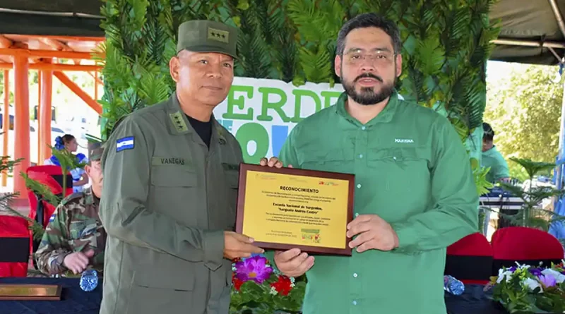 ejercito de nicaragua, marena, campaña verde que te quiero verde, nicaragua,