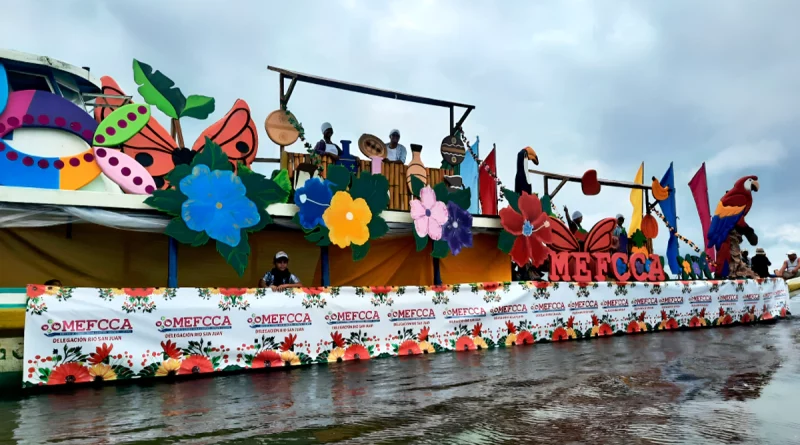 carnaval acuático, intur, san carlos, nicaragua
