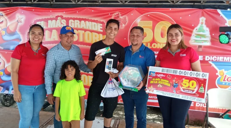 loteria nacional, sorteo navideño, chinandega, premios, 50 millones, mercado el bisne, mercado el mayoreo,