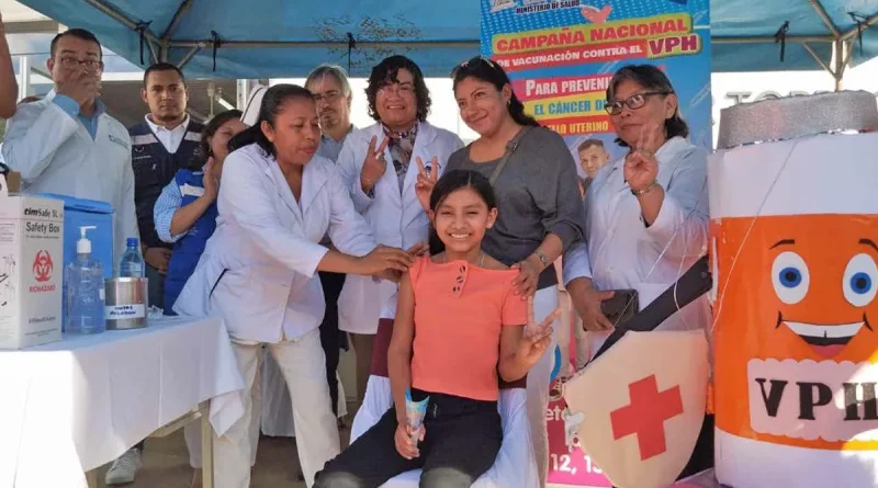 jornada de vacunacion, vph, minsa, nicaragua, vacunacion vph niñas,