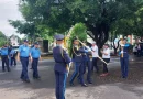 policia nacional, cementerio. managua, nicaragua, walter ferreti, homenaje