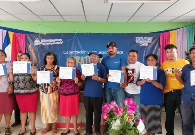 protagonistas, certificados, nicaragua, inatec, mined, matagalpa