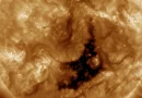 agujaero, coronal, sol, astronomia