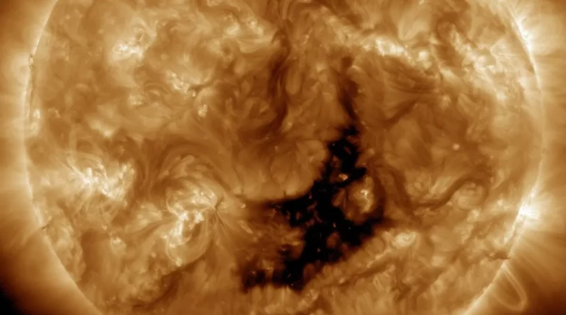 agujaero, coronal, sol, astronomia