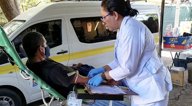 donación de sangre, enfermera, sangre, ejercito de nicaragua, nicaragua,