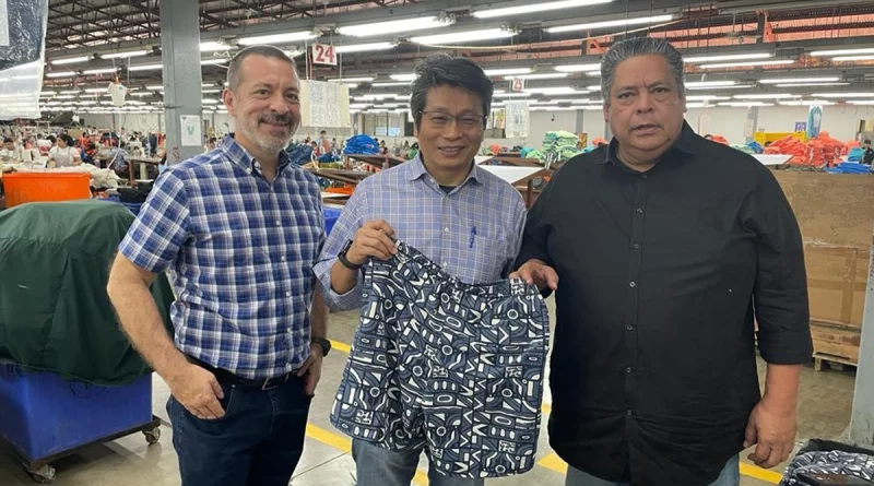 nicaragua, zona franca las mercedes, delegación de china, empleos, chaquetas de marca