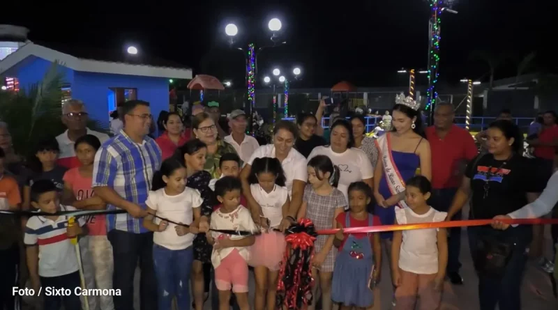 inauguracion, parque, potoi, rivas, nicaragua, gobierno de nicaragua, familias, parque, inauguracion,