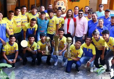 alcaldia de managua, fc managua, campeones 2023, deporte, reyna rueda, enrique armas, promocion del deporte, jugadores,