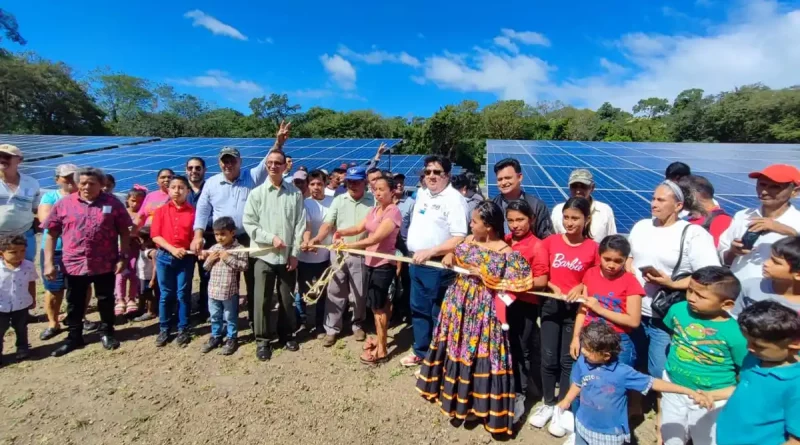 planta fotovoltaica, isla de ometepe, energia renovable, energia electrica,