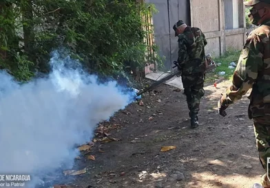 ejercito de nicaragua, matagalpa, fumigacion, bti, larvicida, nicaragua,
