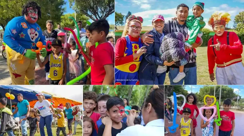 festivales familiares, navidad, nicaragua, pinta caritas, ministerio de la familia, aleghria, paz,