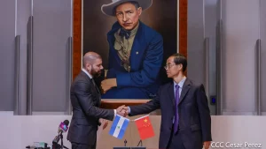 partido comunista de china, frente sandinista, laureano ortega, china, nicaragua, cooperacion, li mingxiang,