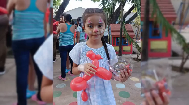 niña, paciente, visita, alegria, dulces, globo, parque, hospital infantil, managua, juventud sandinista,