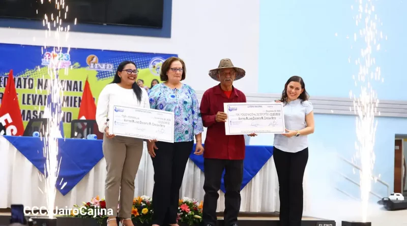 loteria nacional de nicaragua, ministerio de la familia, ind,