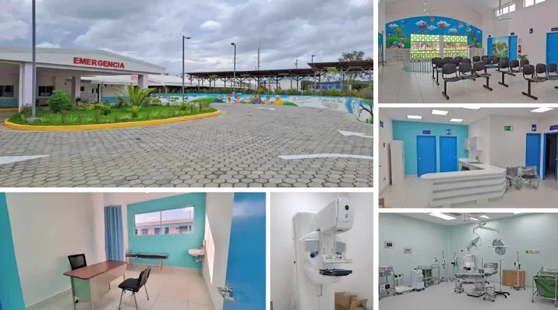 puesto de salud, morrito, rio san juan, mejoras, entrega, salud, equipos, infraestructura, sala de espera, estacionamiento, camas, silla de ruedas,