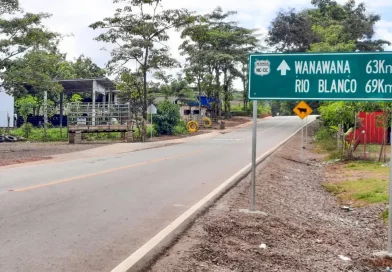 mti, nicarague, carretera, kilometros, carretera, wanawana, san pedro, norte,