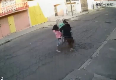 mexico, madre enfrenta a ladron, bolzasos , hija