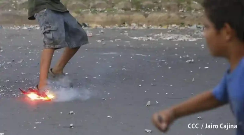 lesionados por polvora, minsa, fuegos artificiales, quemaduras, nicaragua,