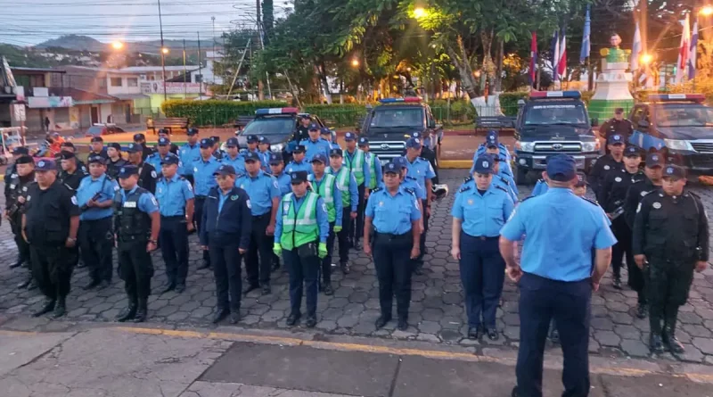 policia nacional, nicaragua, griteria, purisima, matagalpa