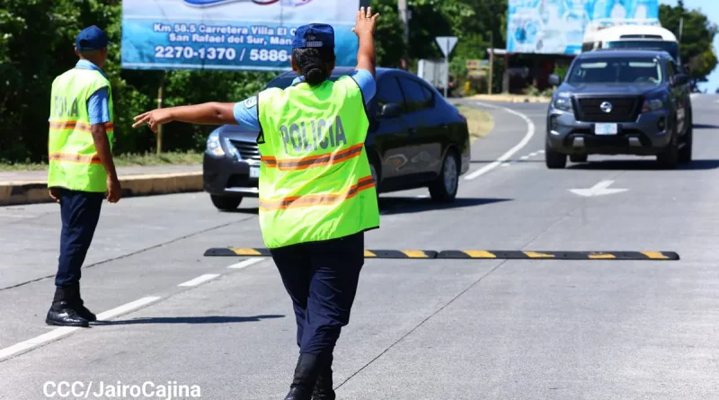 policia de nicaragua, managua, seguridad vial , seguridad en carreteras, pochomil, masachapa,