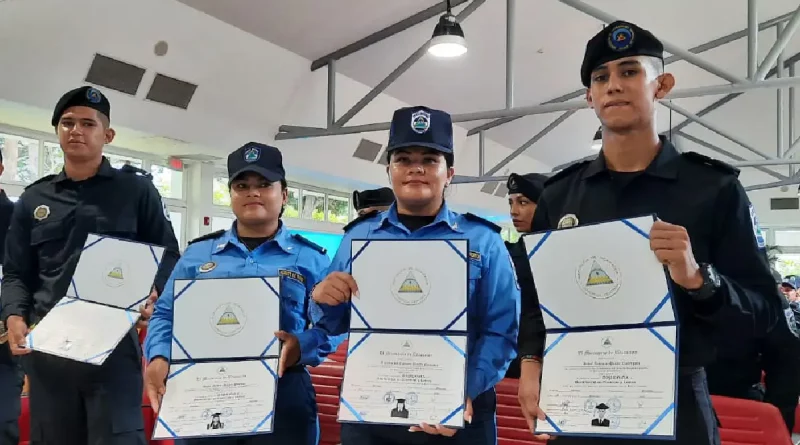 nicaragua, policia nacional, diploma