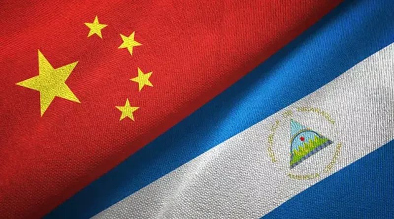 nicaragua, china, republica popular china, bandera de china y nicaragua, daniel ortega, xi jinping,