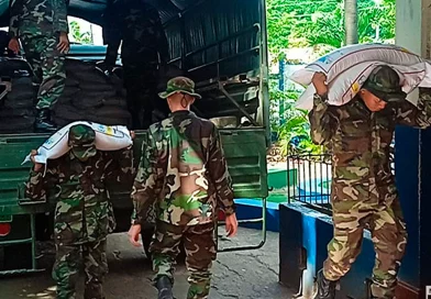 comando militrar, nicaragua, merienda, comida, aceite, cereales