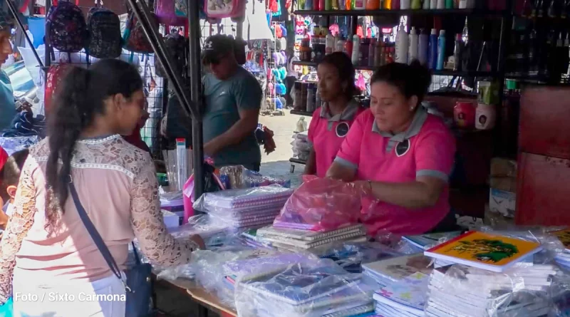 comerciantes, mercados, utiles escolares, rivas, nicaragua