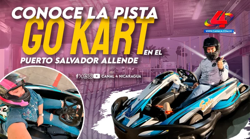 nicaragua, pista go kart, puerto salvador allende, juegos