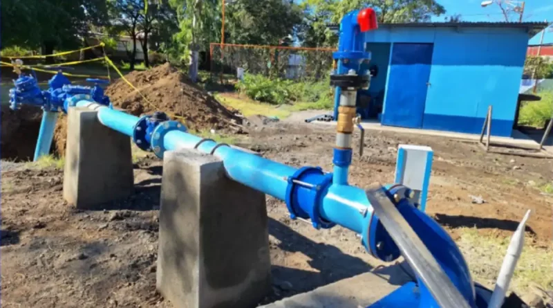 ENACAL, Nicaragua, nuevo pozo de agua, agua potable, Managua, barrio Rigoberto López Pérez, tubería,