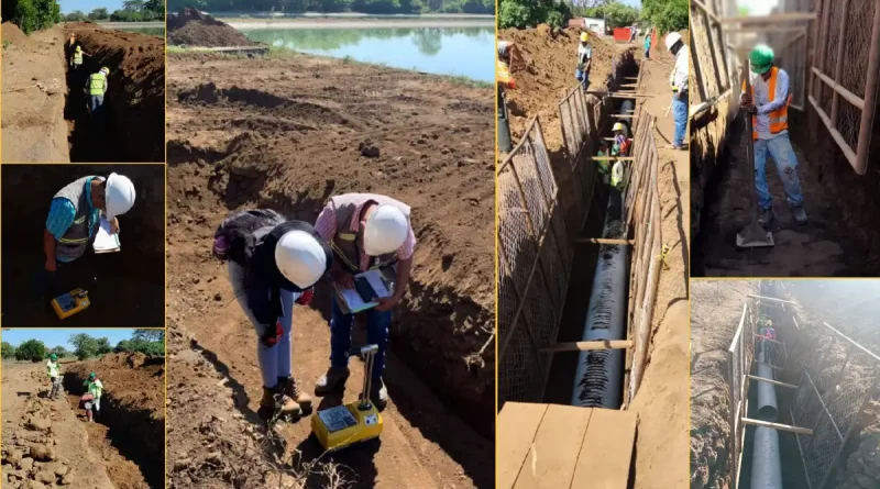 Chinandega, alcantarillado sanitario, nuevas colectoras, ENACAL, construcción,