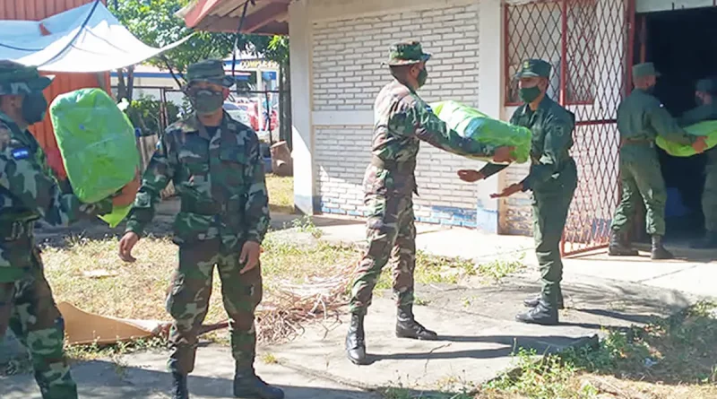 nicaragua, ejercito de nicaragua, paquetes escolares,