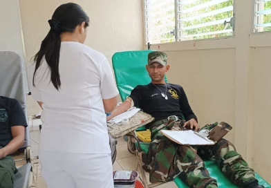 ejercito de nicaragua, donacion de sangre, chontales,