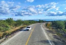 carretera, Nicaragua, inauguración, San Francisco Libre, Los Zarzales, cielo, red vial, adoquines, carro, vehículo, arboles,